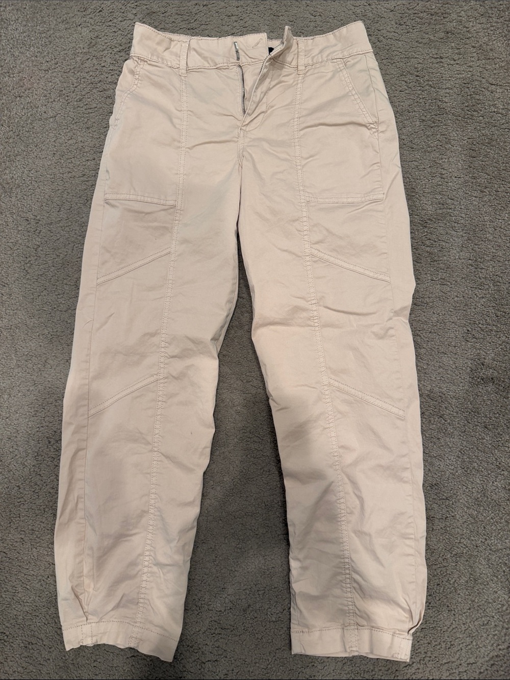 Sanctuary Pale Pink Utility Pants slightly tapered